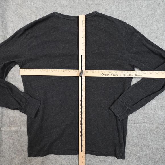 Polo Ralph Lauren Shirt Mens Medium Long Sleeve Tee Crew Neck Pullover Gray - Picture 5 of 8